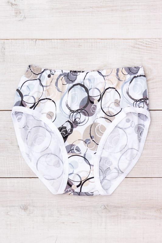 Труси жіночі з принтом великих розмірів Носи Своє р. 52 Айворі (8317-002)