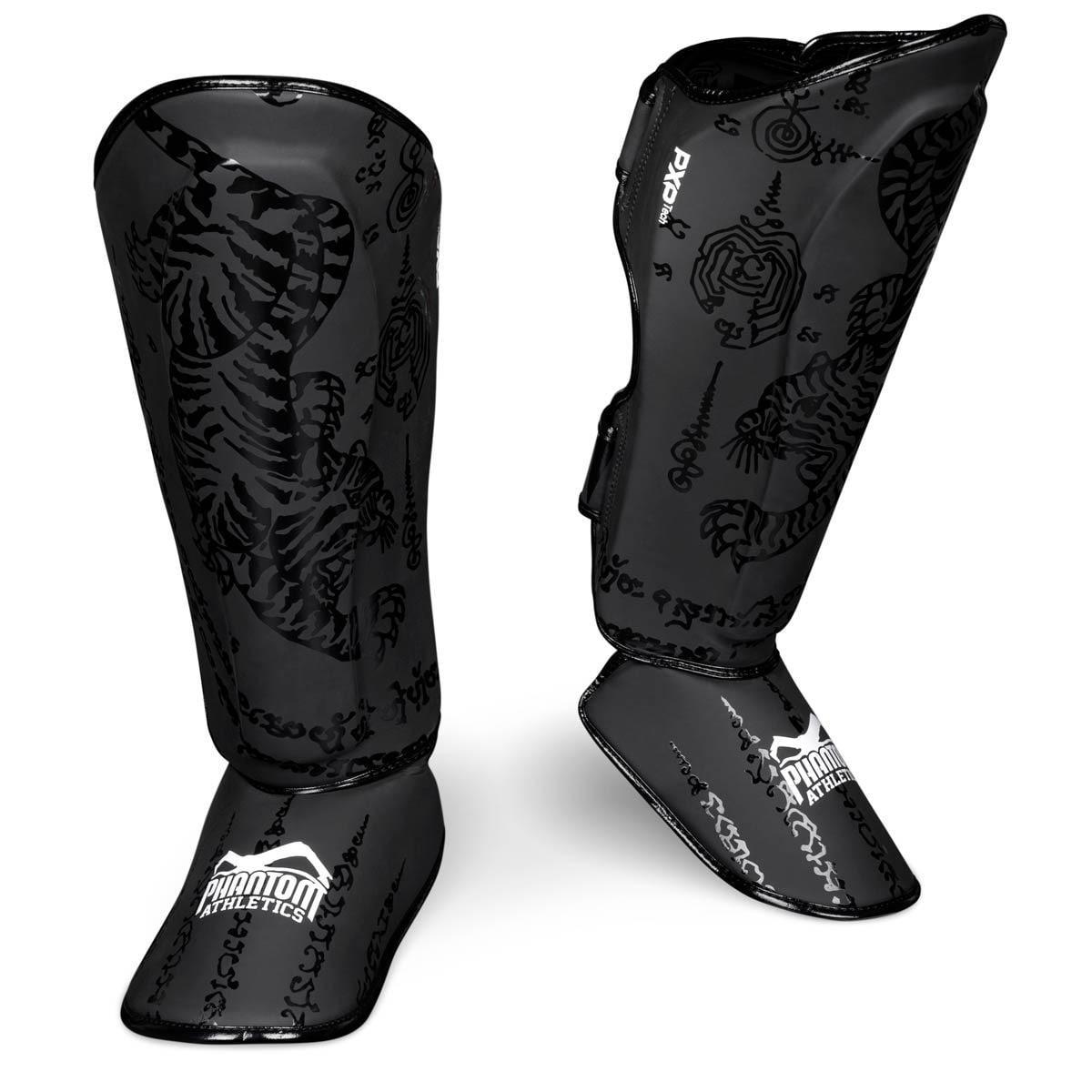 Защита голени и стопы Phantom Muay Thai S/M Black (3070039913)