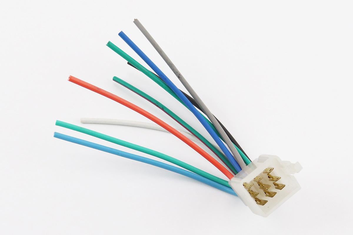 Роз'єм 9 контактів папа 9 проводів (301801)