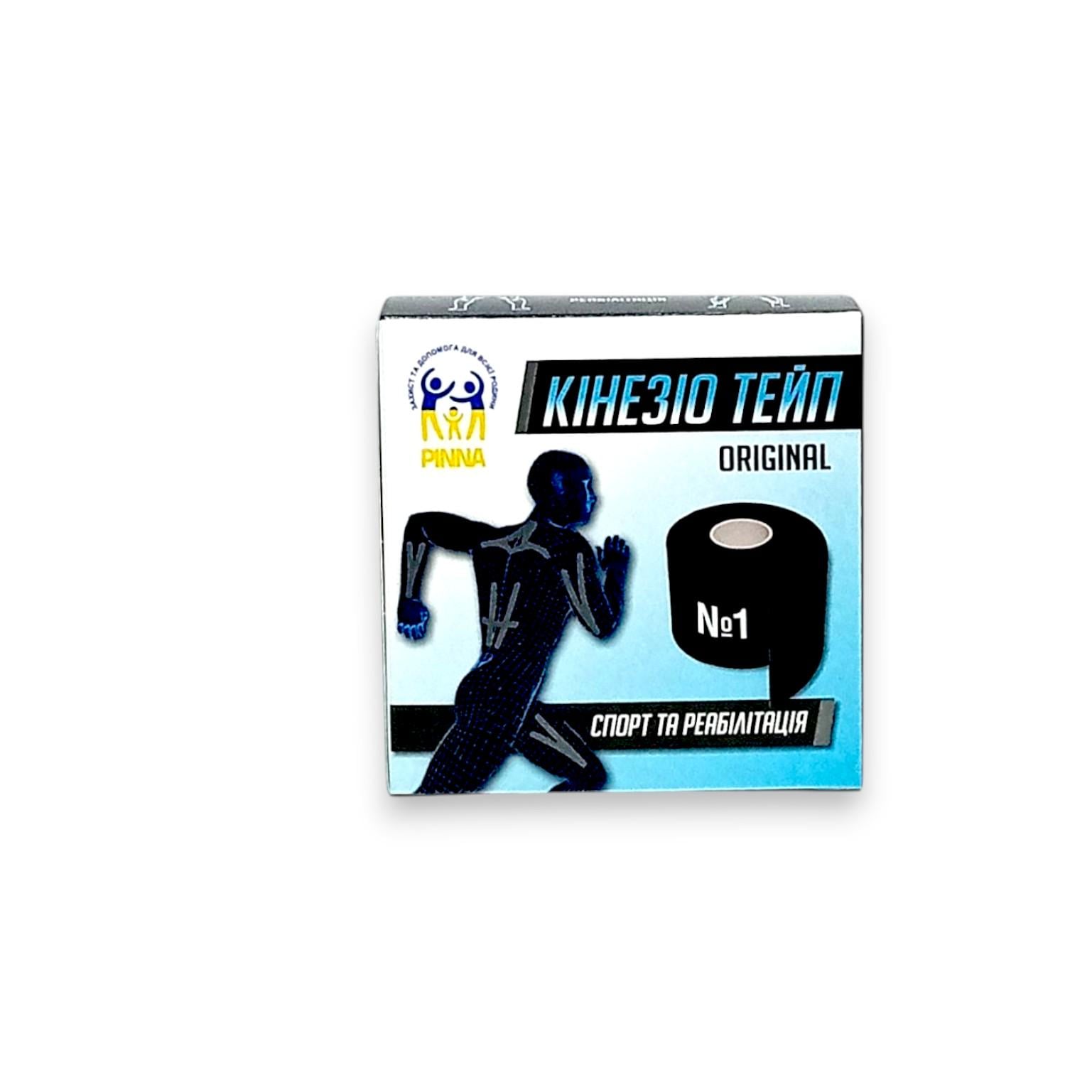 Кинезіо Arsa тейп 5 см x 5 м Чорний Кинезіо Arsa тейп 5 см x 5 м Чорний