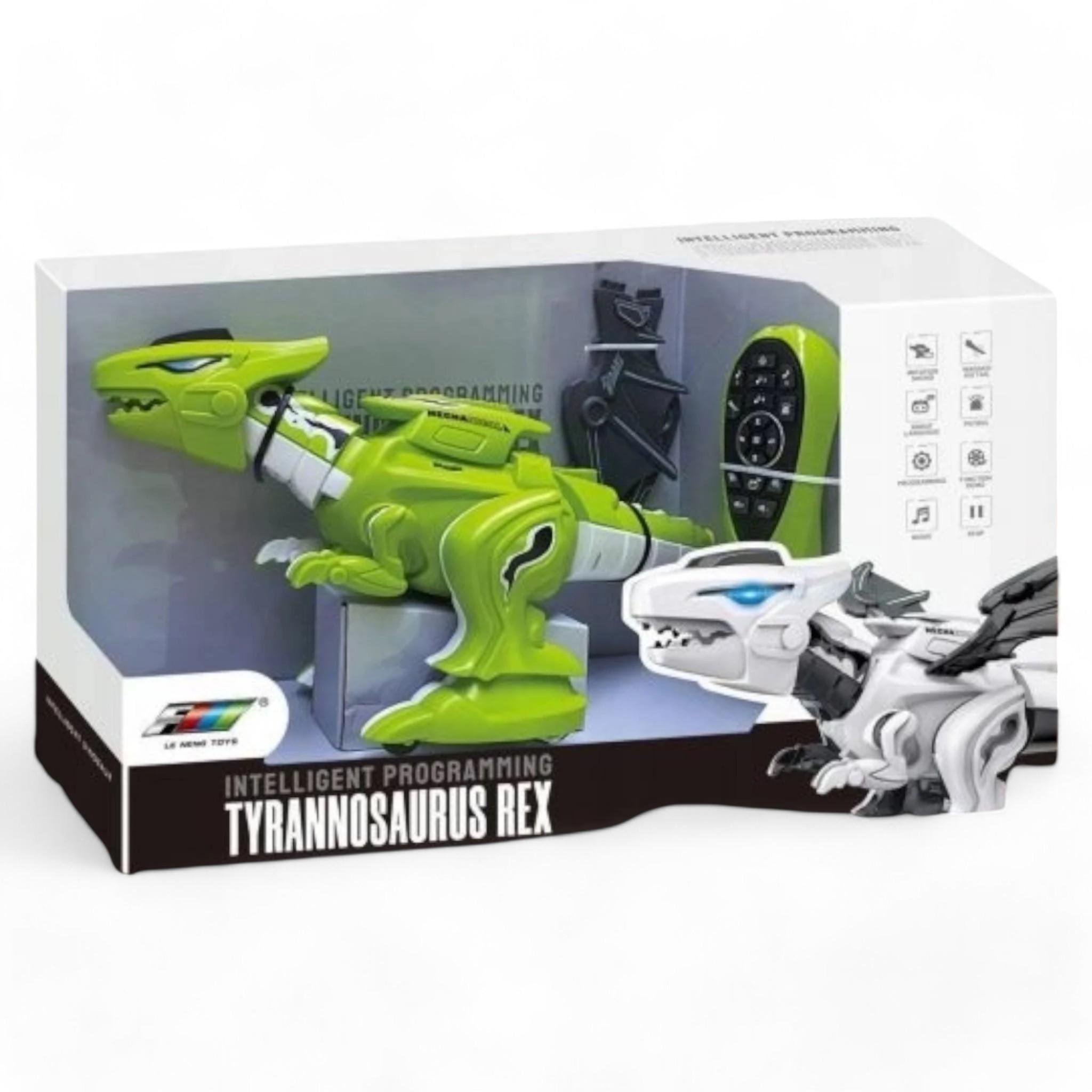 Робот Le Neng Toys Tyrannosaurus Rex аккумулятор звуковые/световые эффекты на радиоуправлении 3,7V (G_28)