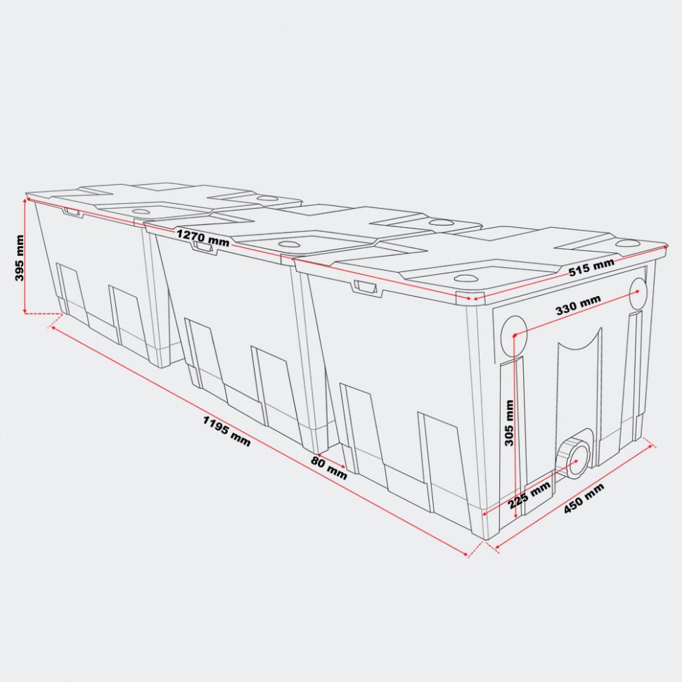 Проточный фильтр для пруда SunSun CBF 350C UV - фото 3