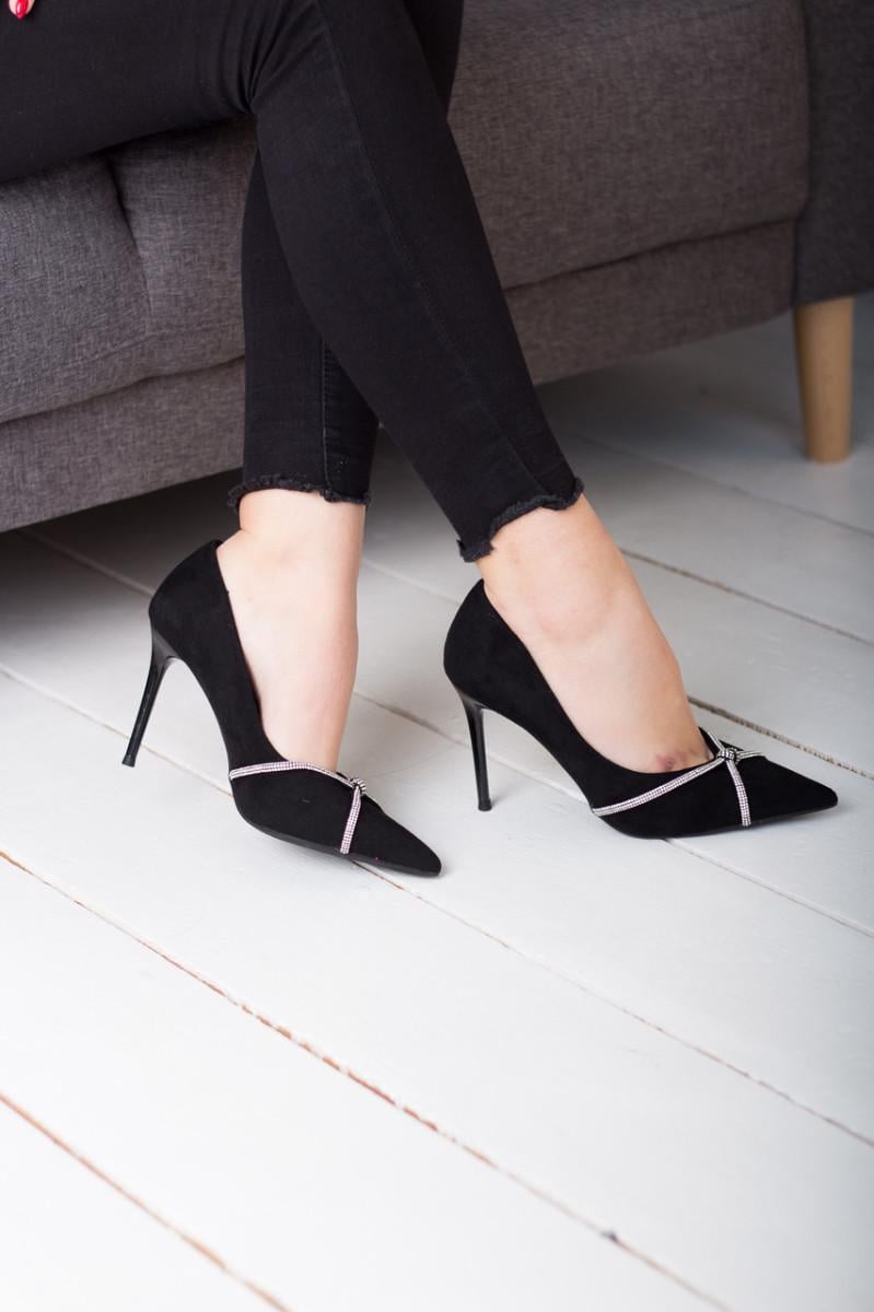 Туфли женские Fashion р. 39 25 см Черный (2562)