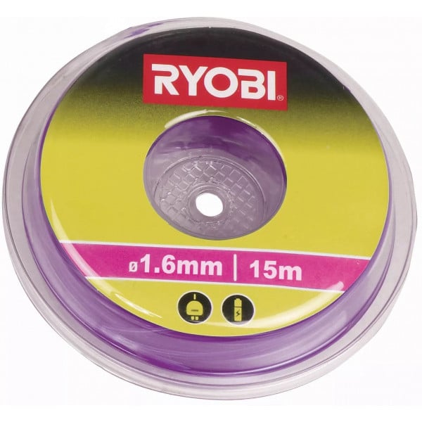 Ryobi Волосінь для триммера Ryobi RAC101 1.6 мм 15м фіолетова (5132002638) - фото 2