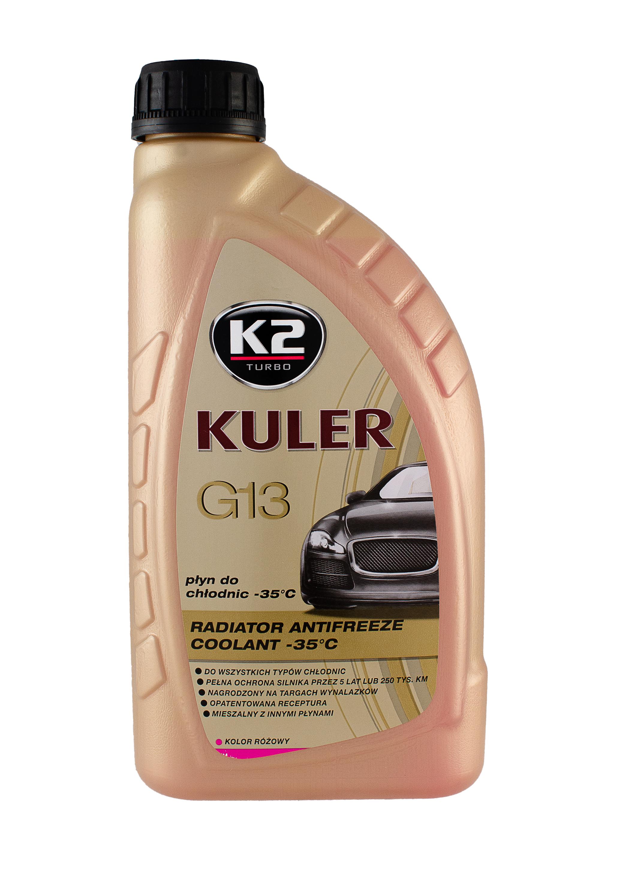 Антифриз K2 KULER -35 °C 1 л Рожевий