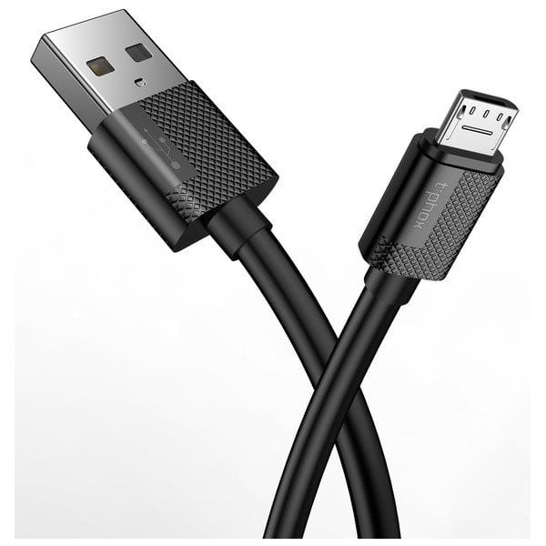 Кабель T-Phox Nets T-M801 Micro USB 2 м Black - фото 2