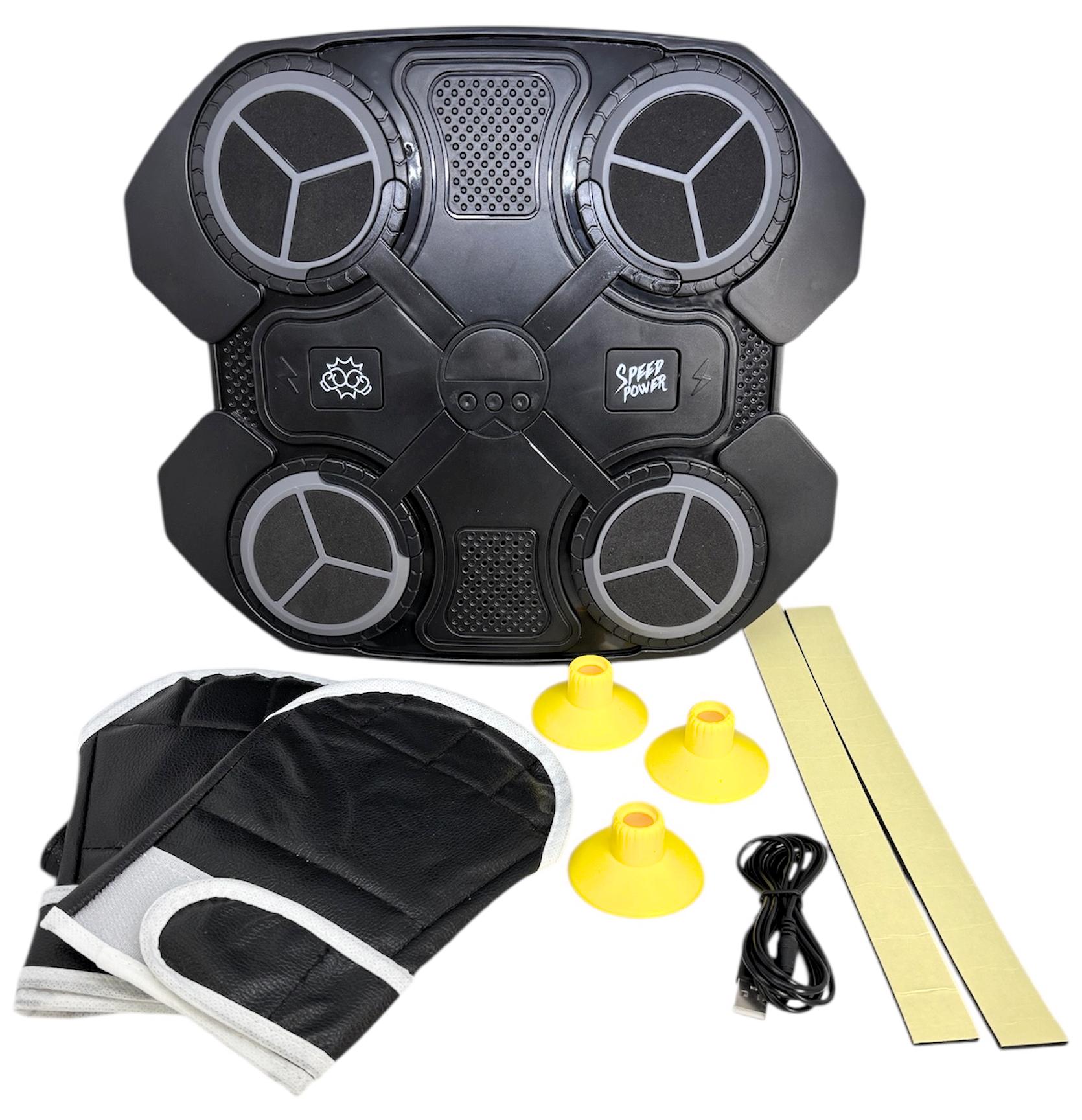 Груша боксерська 4 цілі зі світловими та звуковими ефектами з рукавичками на акумуляторі - фото 5 Груша боксерська 4 цілі зі світловими та звуковими ефектами з рукавичками на акумуляторі - фото 5