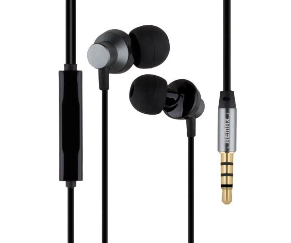 Наушники-гарнитура вакуумные Remax RM-512 Black