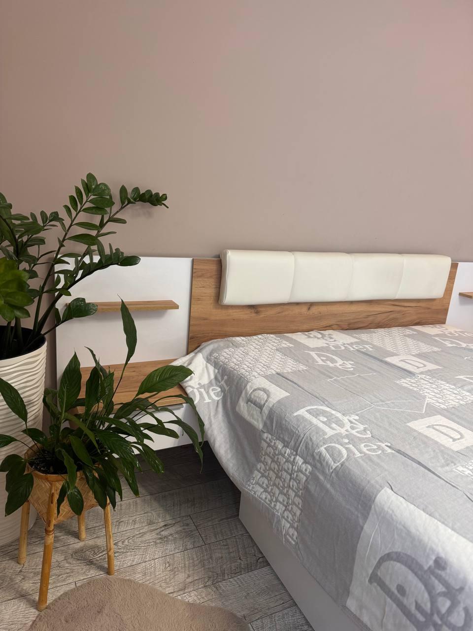 Покривало на ліжко бавовняне 230х200 см Сірий (П4К-M-muslin06-01) - фото 3