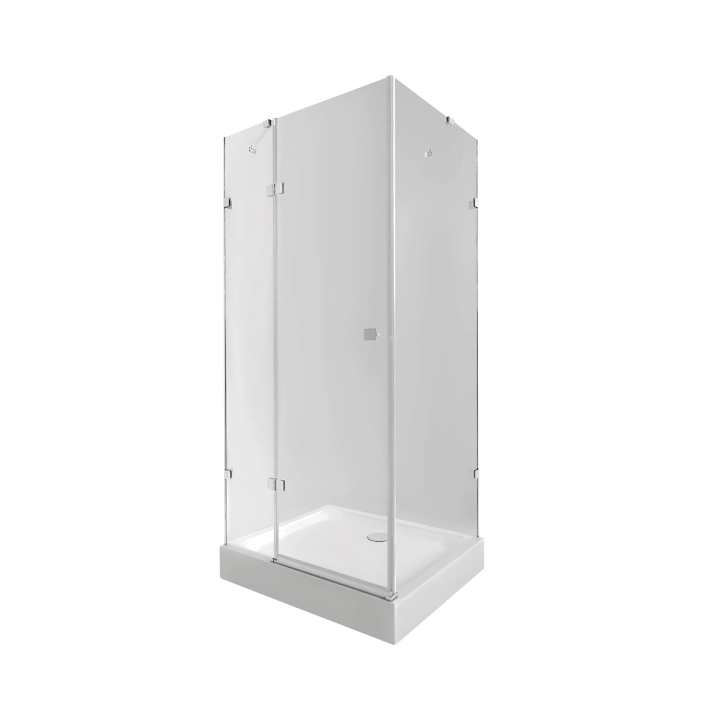 Душова кабіна Qtap Capricorn CRM1099SC6 Clear 2020x900x900 мм/піддон Tern 309912C 90x90x12 см із сифоном CAPCRM1099SC6SET