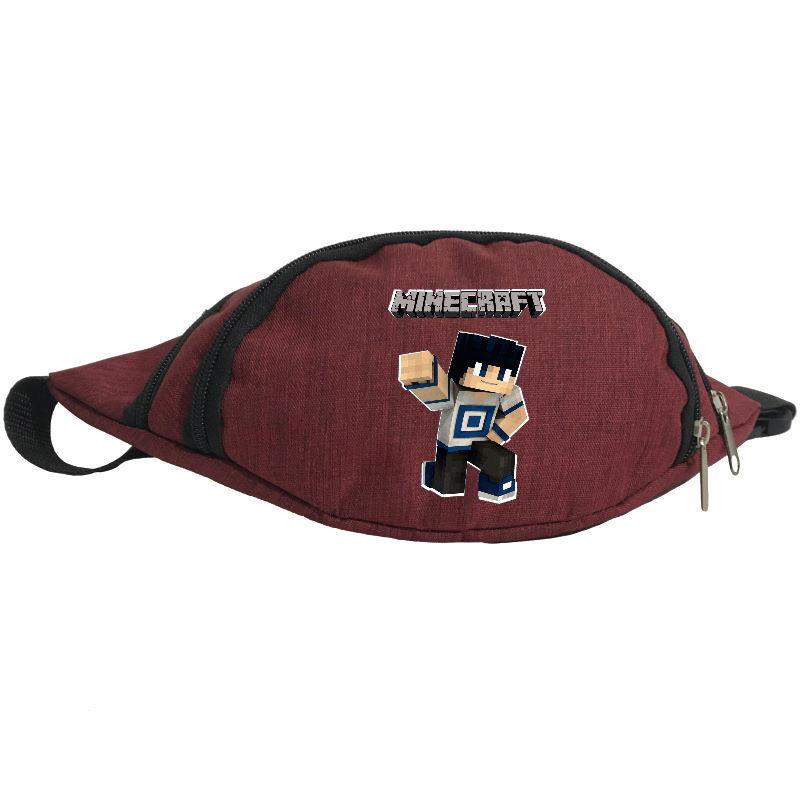 Поясная сумка-бананка Cappuchino toys Minecraft Стив MC-St-02 Бордовый (1640031559) Поясная сумка-бананка Cappuchino toys Minecraft Стив MC-St-02 Бордовый (1640031559)