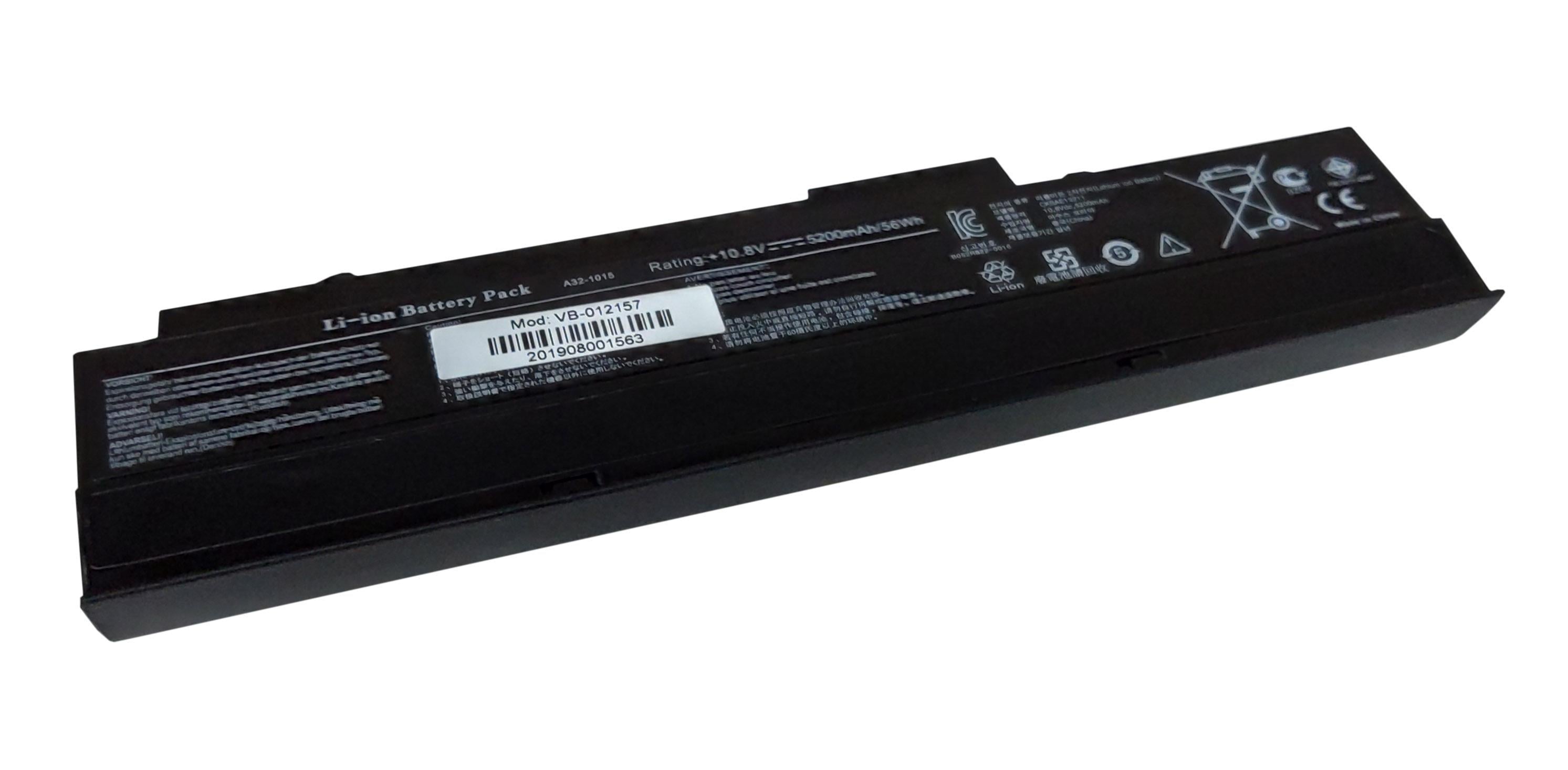Аккумулятор для ноутбука Asus A31-1015 Eee PC 1015 10,8 V 5200 mAh OEM Black (912157)