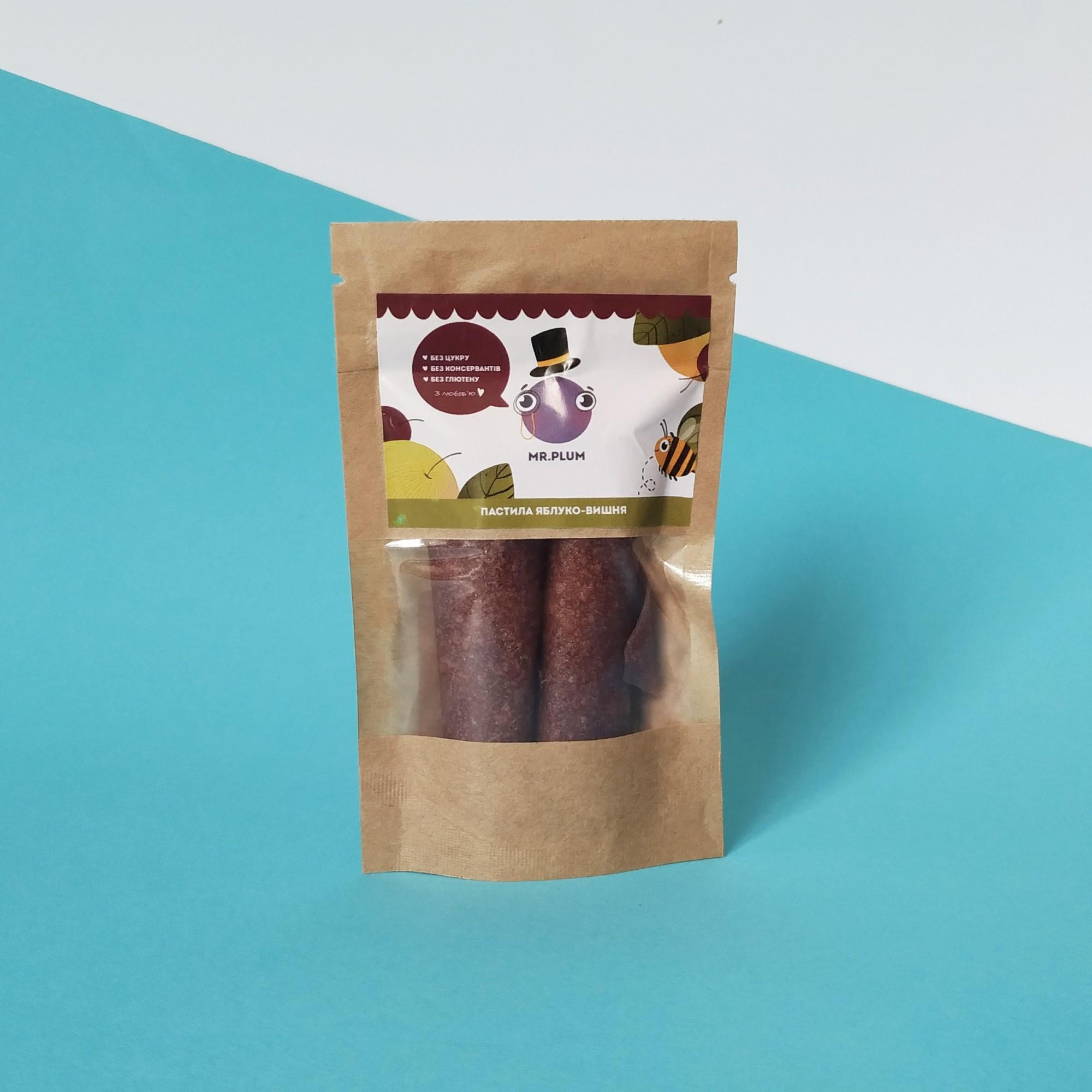 Пастила натуральная Mr.Plum Яблоко-Вишня 30 г - фото 2