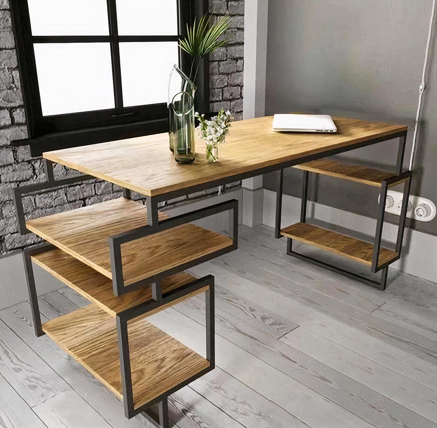 Стол письменный EcoLoft IN-2198 в стиле лофт (IN-2198)