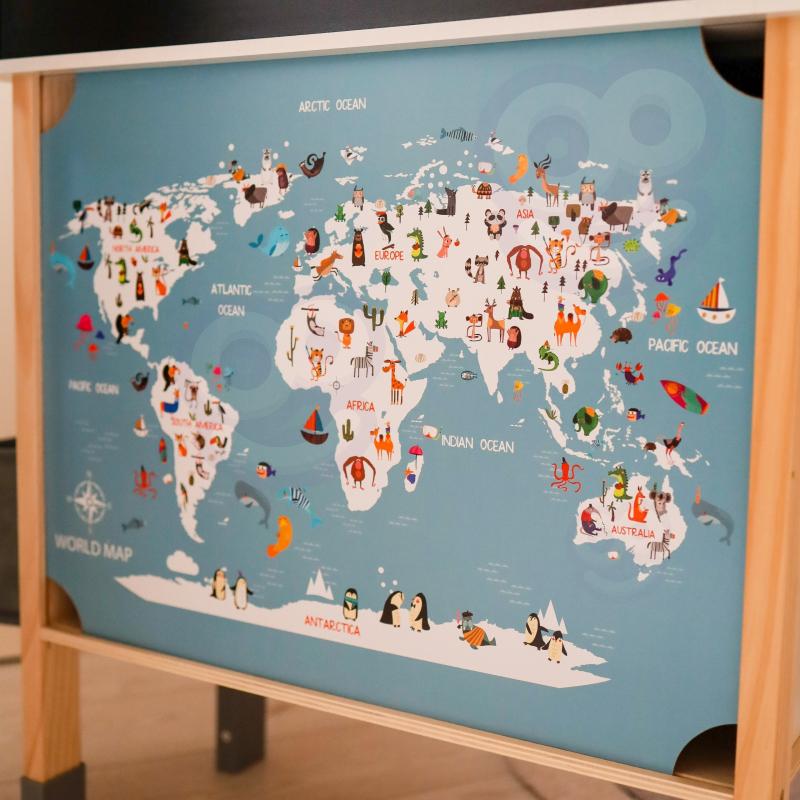 Детский игровой набор Woopie Кухня интерактивная деревянная 9в1 с доской/стиральной машиной/аксессуарами (53538) - фото 7 Детский игровой набор Woopie Кухня интерактивная деревянная 9в1 с доской/стиральной машиной/аксессуарами (53538) - фото 7