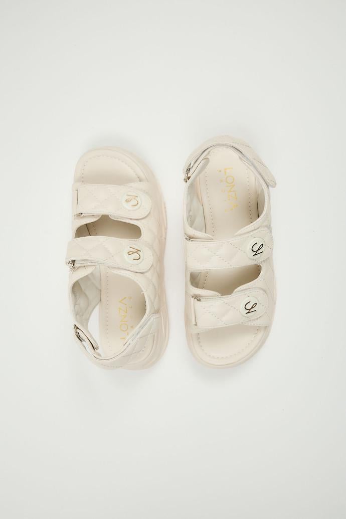 Сандалии женские LONZA на платформе р. 40 Бежевый (198736) - фото 3