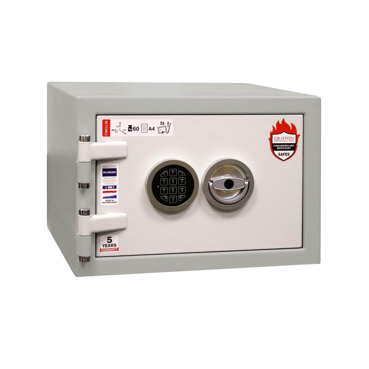 Сейф огневзломостойкий Griffon F.30CLI.30.E LEFT SIDE