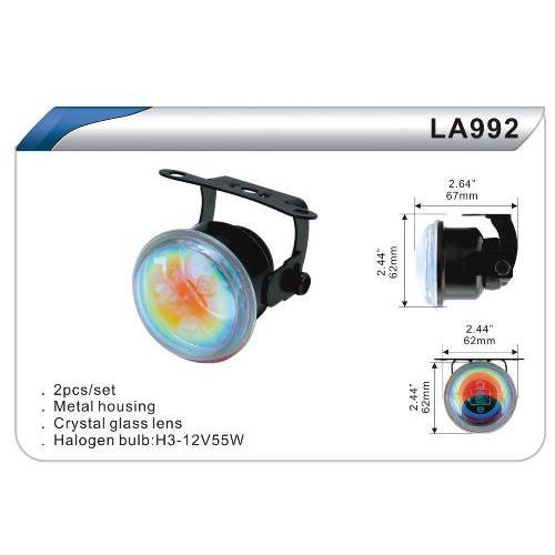 Фара дополнительная DLAA 992-RY H3-12V-55W D 62 мм (37821)