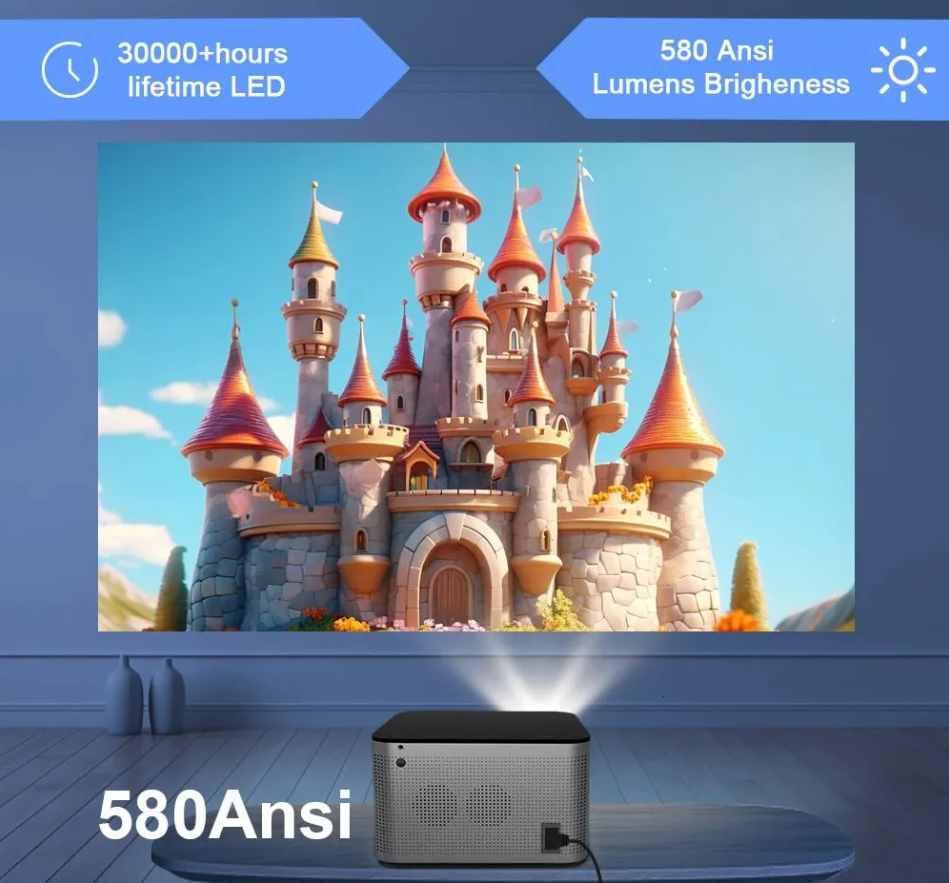 Проектор смарт Magcubic HY350 PRO 2/32GB 580ANSI 4K Full HD з автофокусом та пульт дистанційного керування - фото 8 Проектор смарт Magcubic HY350 PRO 2/32GB 580ANSI 4K Full HD з автофокусом та пульт дистанційного керування - фото 8