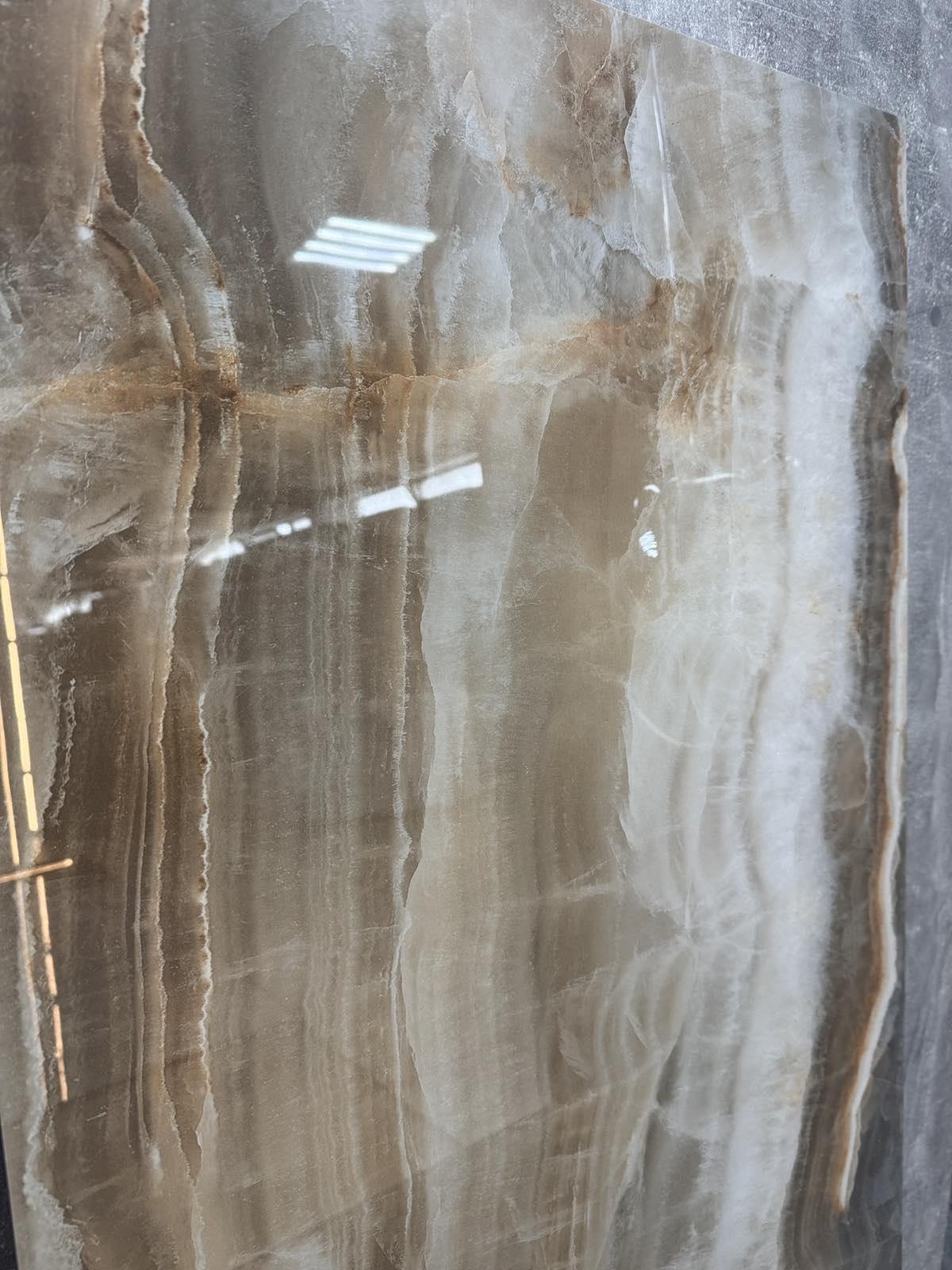 Керамогранітна плитка універсальна ST Onyx brown 60х120 cм (12233) - фото 4