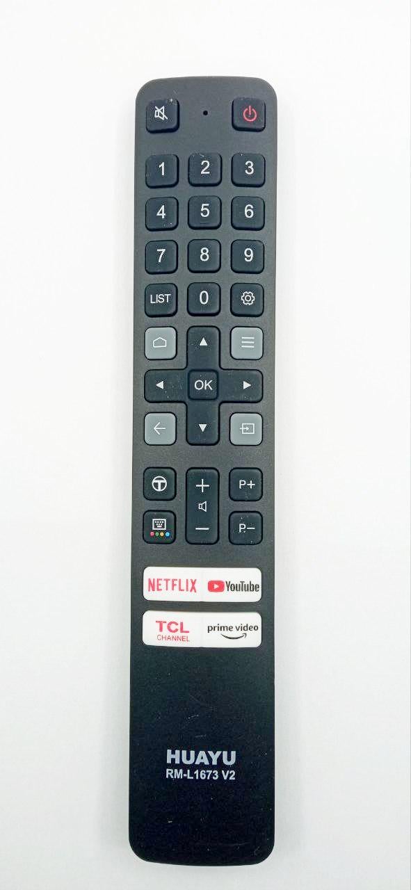 Пульт HUAYU RM-L1673+(ic) TCL корпус RC901V Netflix/YouTube/Google (25070)