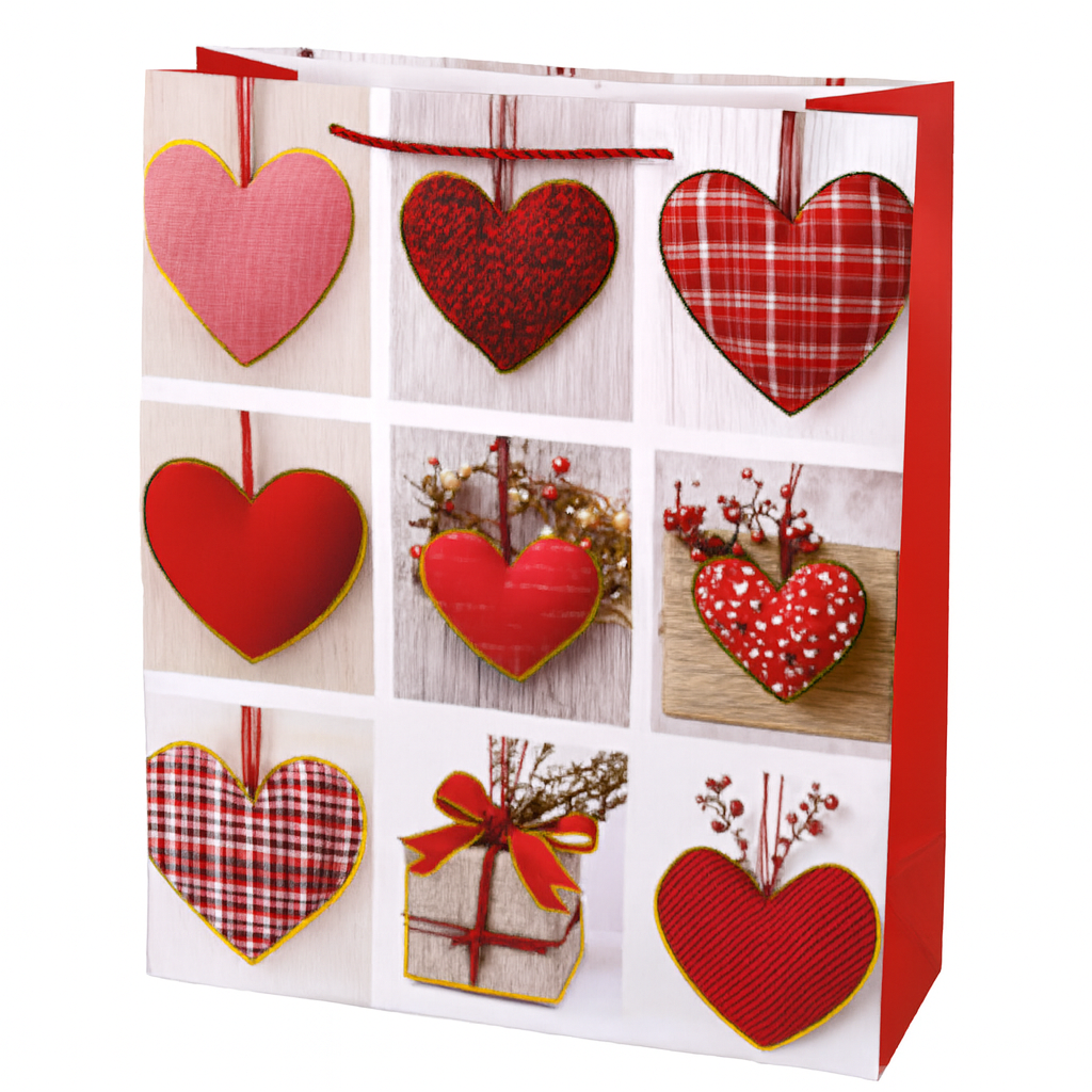 Подарочный пакет Love R34451-M 26х32х10 см Разноцветный (31330527)