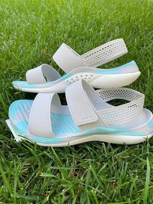 Сандали женские Сrocs Sandal Literide 360 г. 36/37 Pearl white/Multi (12924) - фото 7