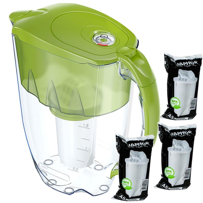 Фільтр-глечик Аквафор Арктик з трьома модулями А5 Лимонний (2291975287)