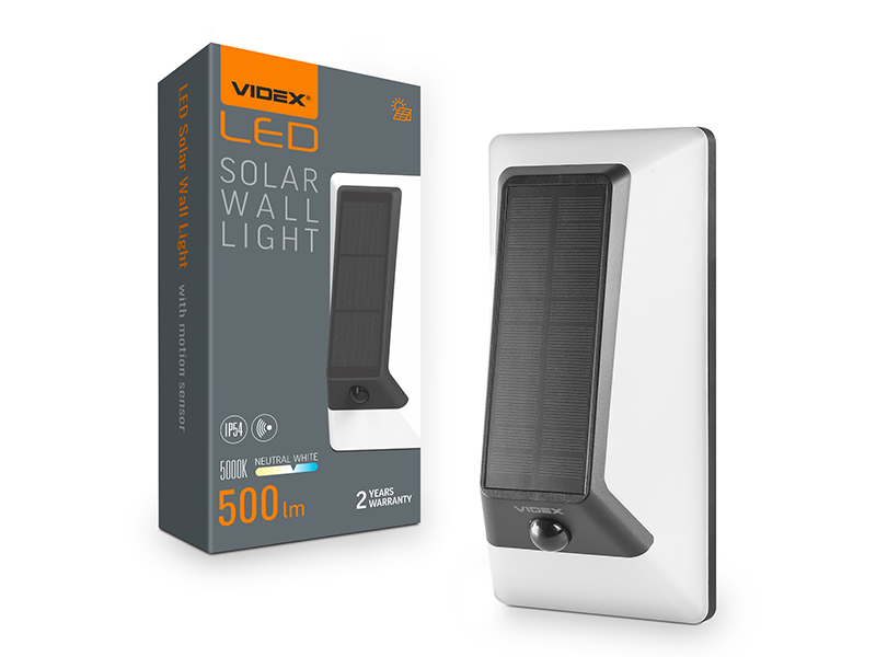 Світильник автономний настінний Videx VL-BHSO-003-S 500Lm 5000K IP54 (8106)