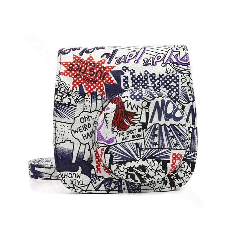 Чехол Fujifilm Instax Mini 9/11 Case 4Mobee White/Black/Red