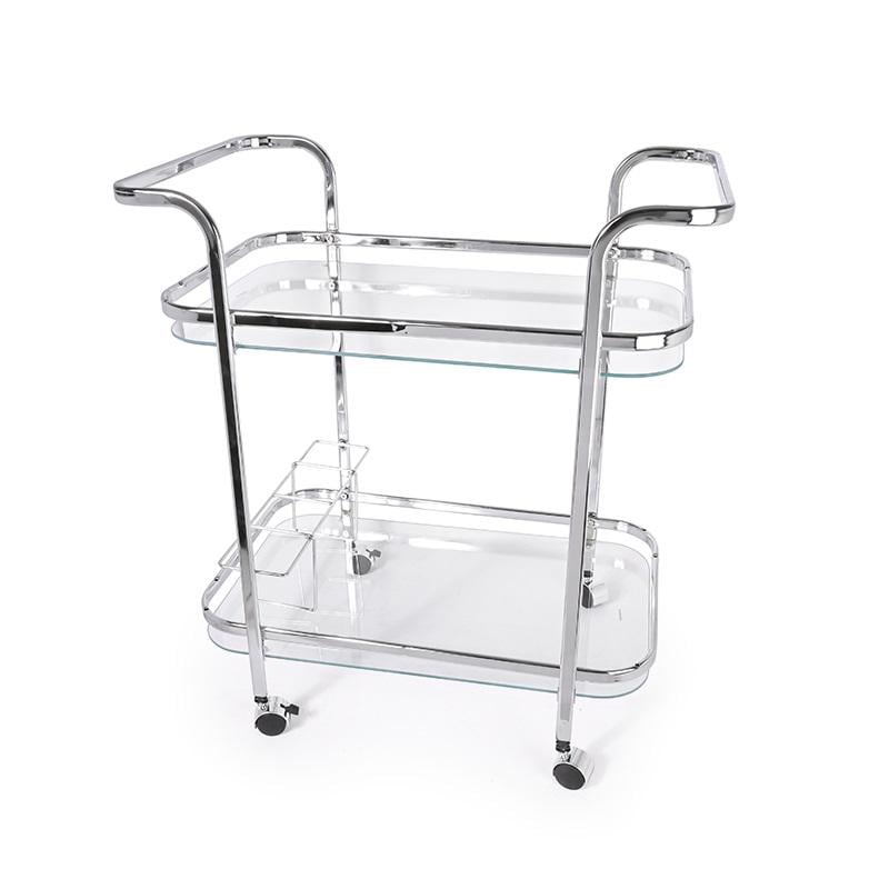 Сервировочный столик на колесах с подставкой для вина 69х42х74 см (DA69120C08) Сервировочный столик на колесах с подставкой для вина 69х42х74 см (DA69120C08)