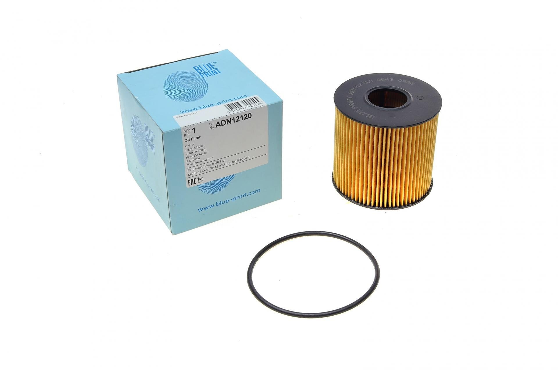 Фильтр масляный BLUE PRINT для Renault Trafic/Master/Opel Movano 2,5dCi 00- (ADN12120)