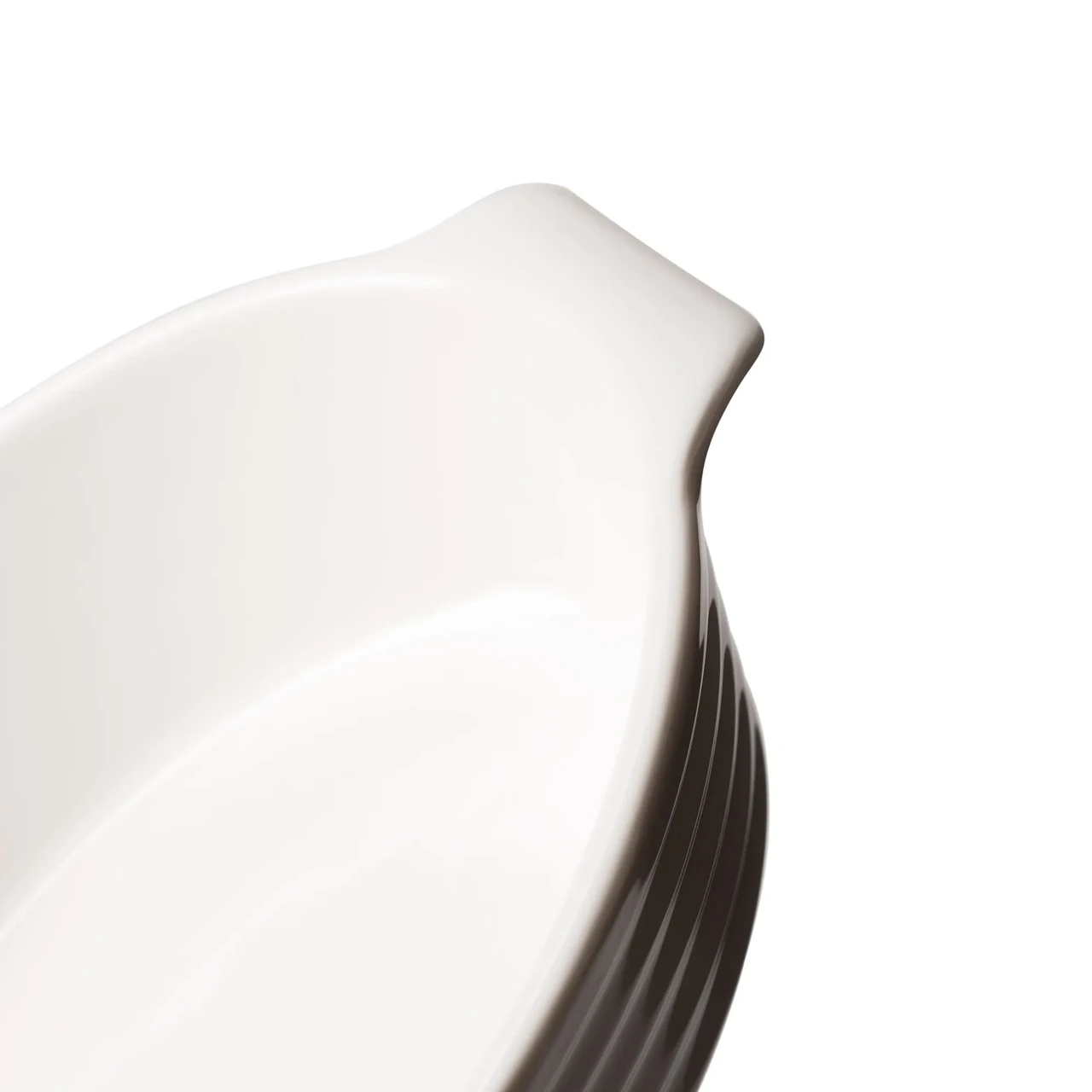 Форма овальная для запекания Fissman Horeca 13x10x4,5 см 220 мл из фарфора (14166) - фото 3 Форма овальная для запекания Fissman Horeca 13x10x4,5 см 220 мл из фарфора (14166) - фото 3