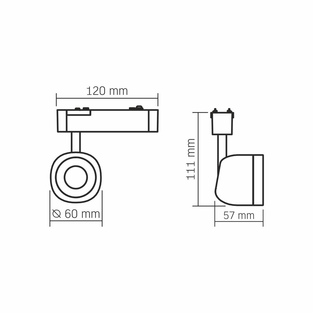 Светильник магнитный трековый Videx LA78B 18W 4000K 48V Black (11476) - фото 8 Светильник магнитный трековый Videx LA78B 18W 4000K 48V Black (11476) - фото 8