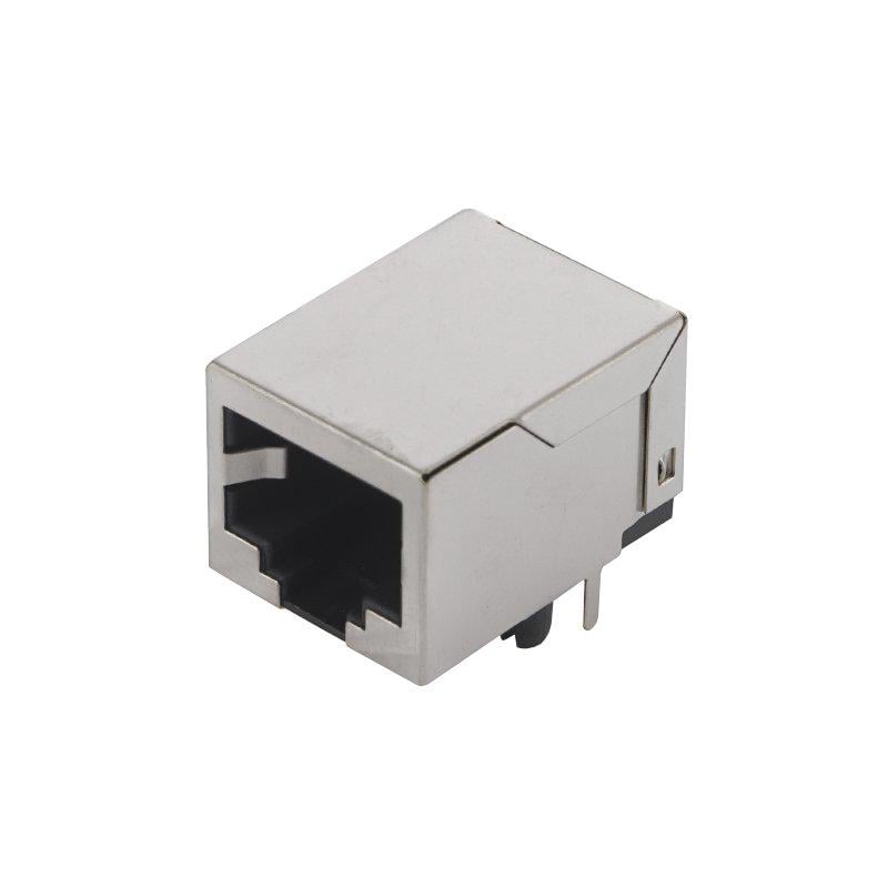 Гнездо RJ45 металлическое угловое монтажное (A151057)