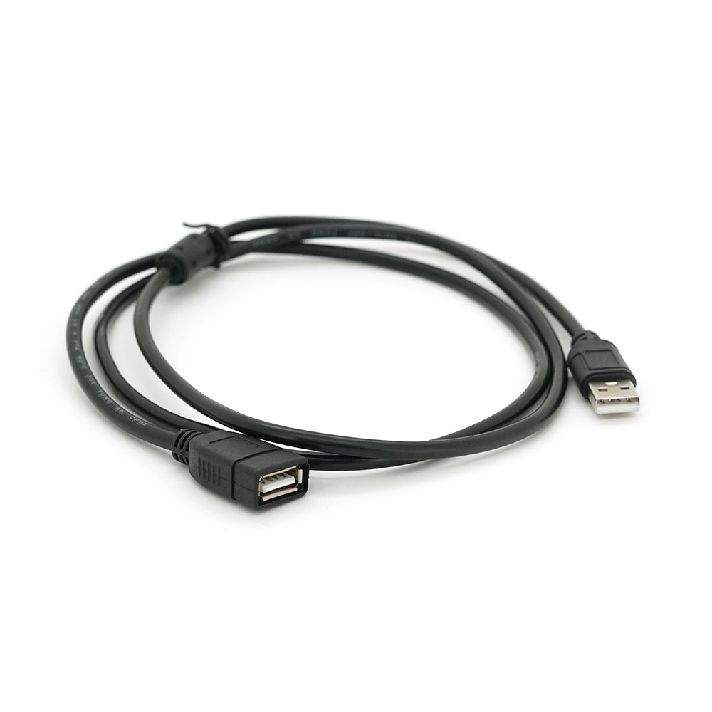 Удлинитель VOLTRONIC Q250 AM AF USB 2,0 1 феррит 1,5 м Черный (YUT_V8543)