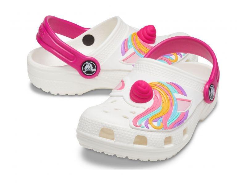 Сабо дитячі для дівчинки Crocs Kids Classic I AM Unicorn р. 33/34 Білий (6318)