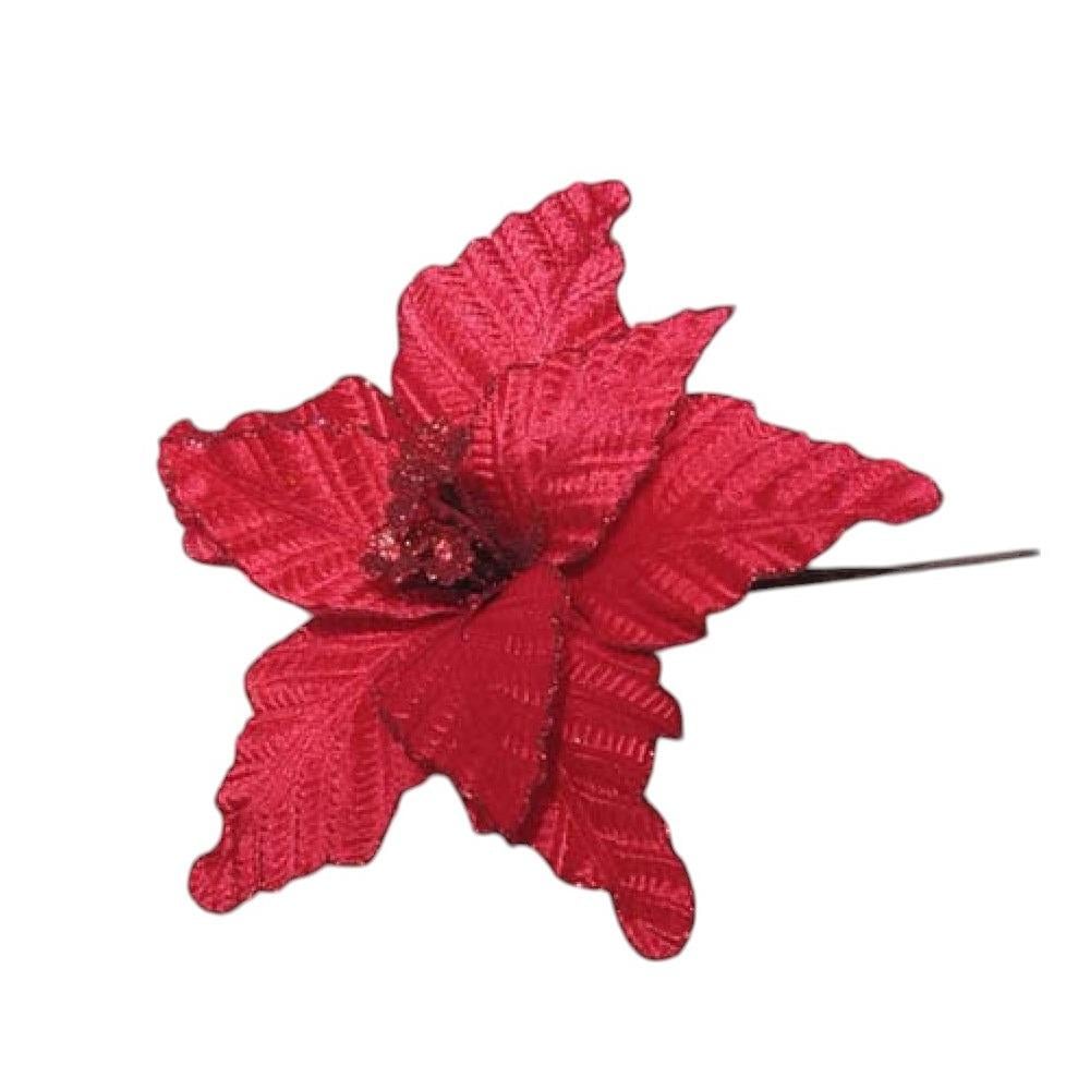 Декор праздничный Цветы 29 см (R36862-R) Декор праздничный Цветы 29 см (R36862-R)