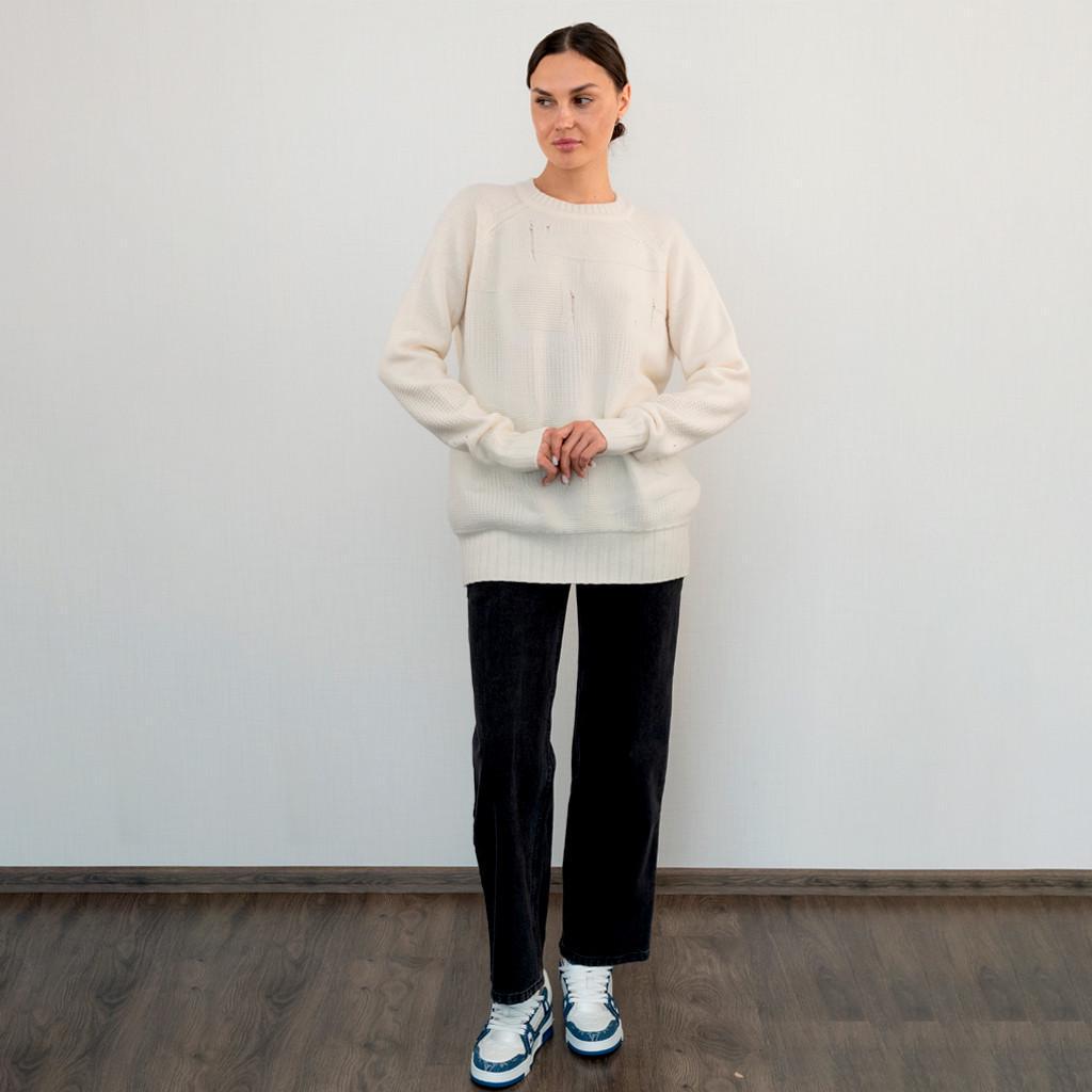 Светр жіночий повсякденний Loro Piana M Білий (2797308619) - фото 6 Светр жіночий повсякденний Loro Piana M Білий (2797308619) - фото 6