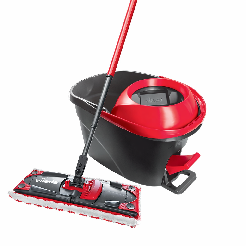Набор для уборки Vileda Ultramax Turbo турбошвабра с ведром для уборки и самоотжимом (163425)