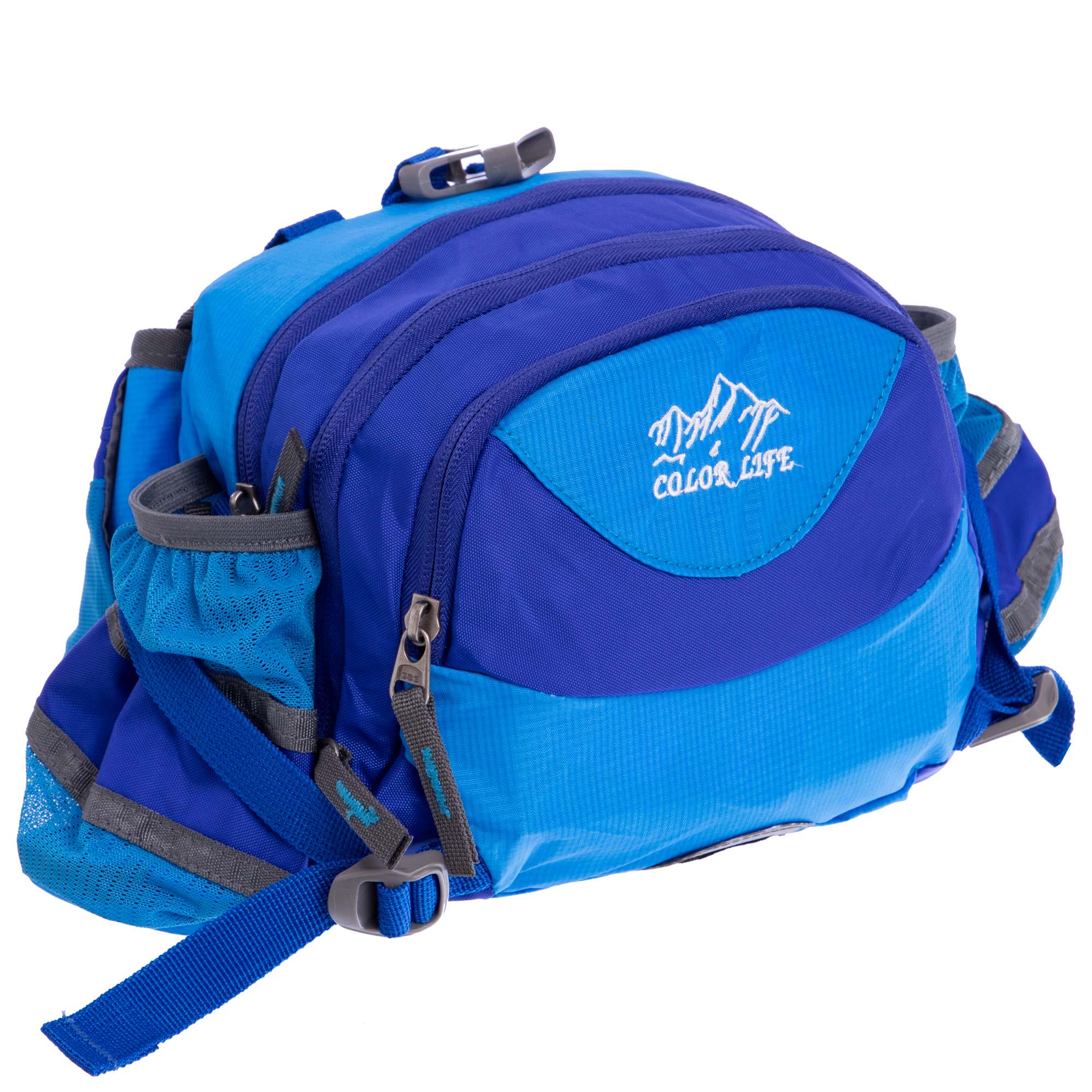 Сумка поясная COLOR LIFE WAIST BAG TY-5335 Синий с голубым (NA003292)