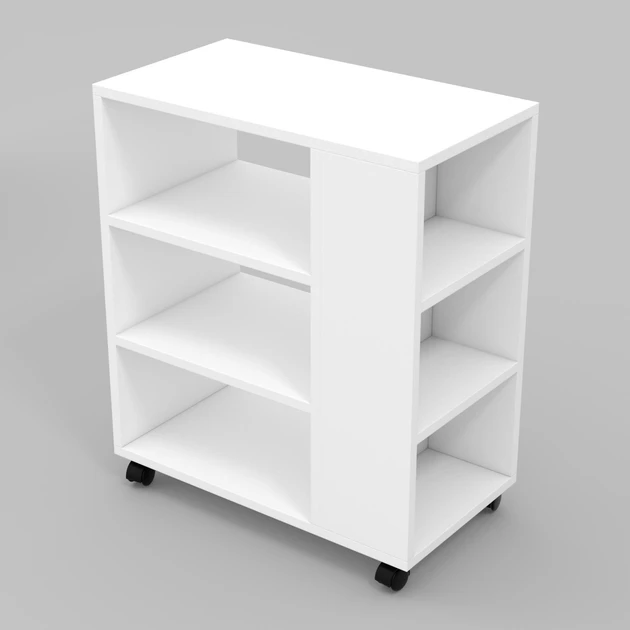 Тумба мобільна Kontinent ТМ-5 на коліщатках 550х300х650 мм Білий (27417793)