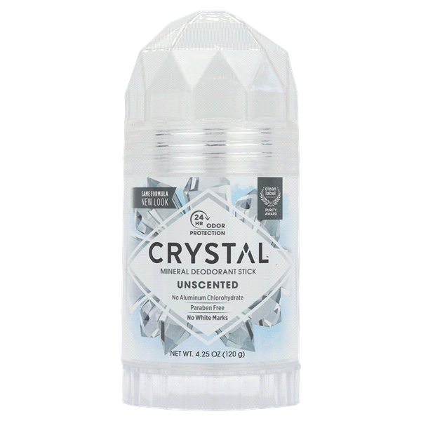 Мінеральний дезодорант-стік Crystal Body Deodorant без запаху 120 г (CBD-30003)