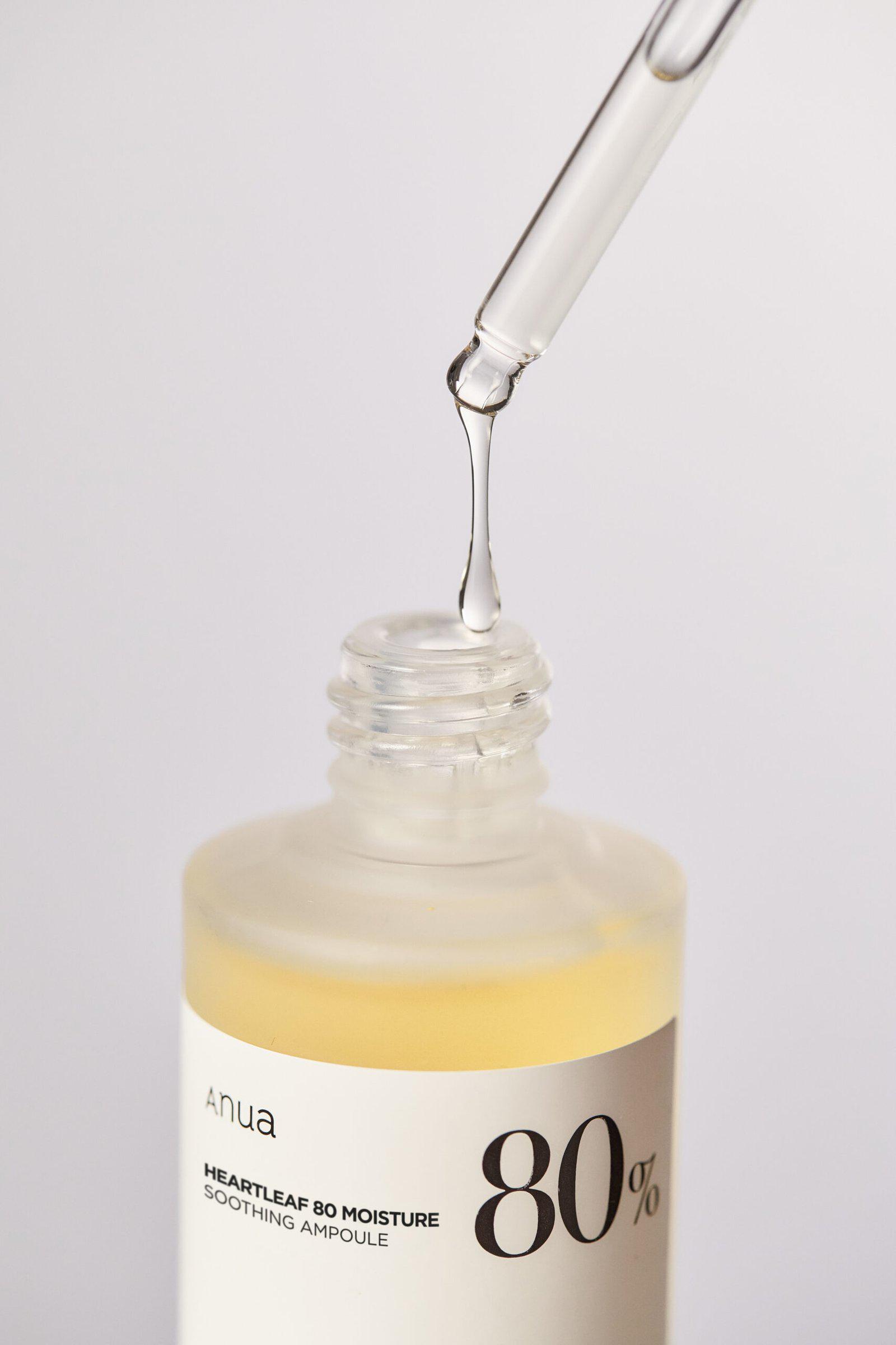 Заспокійлива сироватка ампула Anua Heartleaf 80% Moisture Soothing Ampoule на основі хаутюйнії 30 мл - фото 5 Заспокійлива сироватка ампула Anua Heartleaf 80% Moisture Soothing Ampoule на основі хаутюйнії 30 мл - фото 5