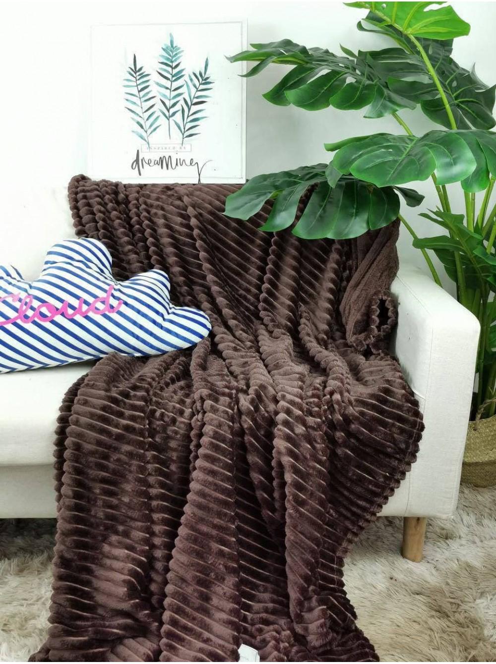 Плед Полоска Vital-Textile полуторный 160х220 см (PP1.5-17)