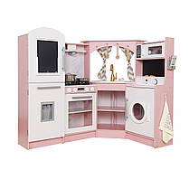 Кухня дитяча кутова дерев'яна AVKO Пальма Pink звукові та світлові ефекти - фото 2 Кухня дитяча кутова дерев'яна AVKO Пальма Pink звукові та світлові ефекти - фото 2