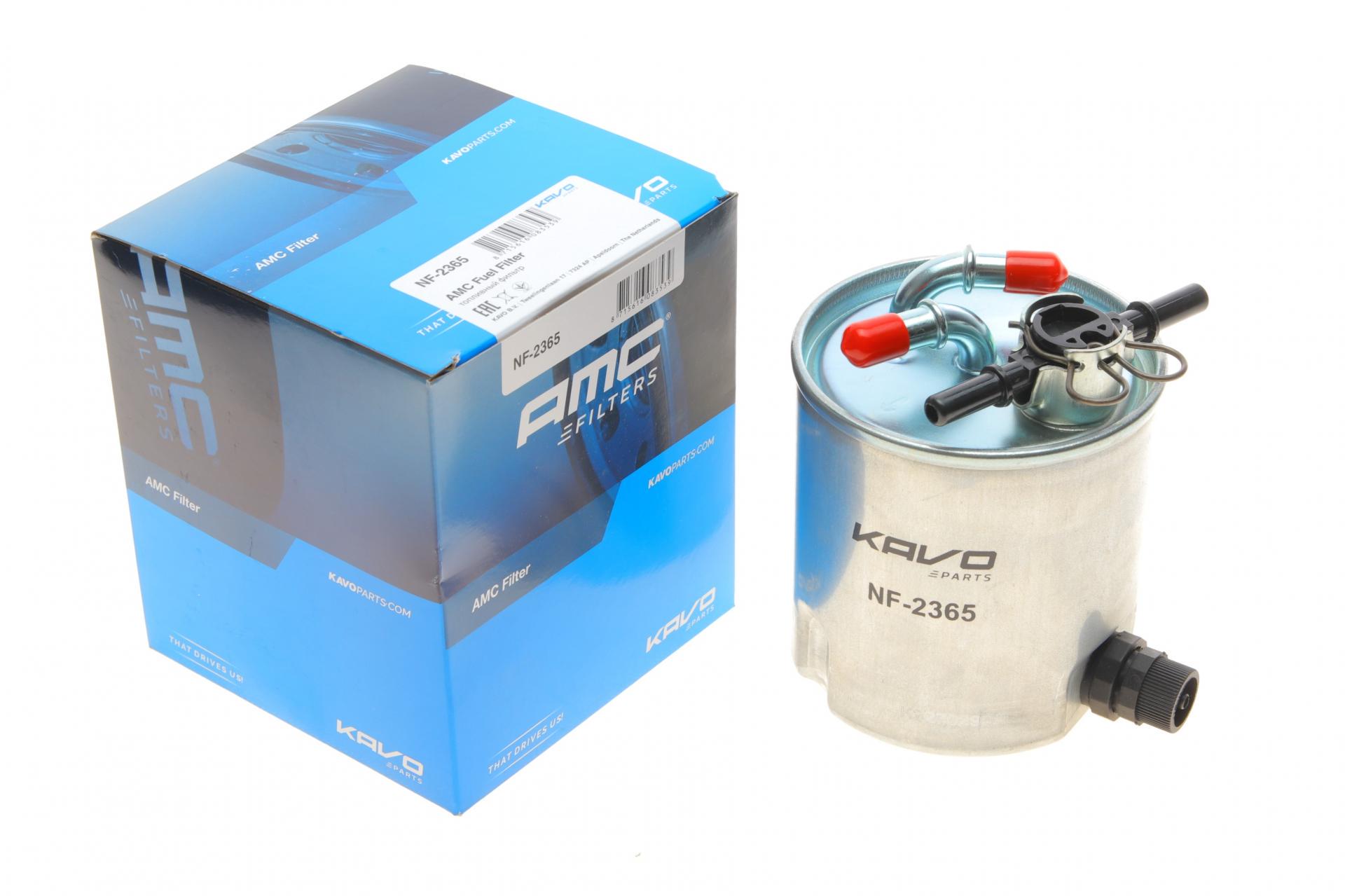 Фильтр топливный KAVO PARTS для Nissan X-Trail/Renault Koleos 2,0dci 07- с клапаном (NF-2365)