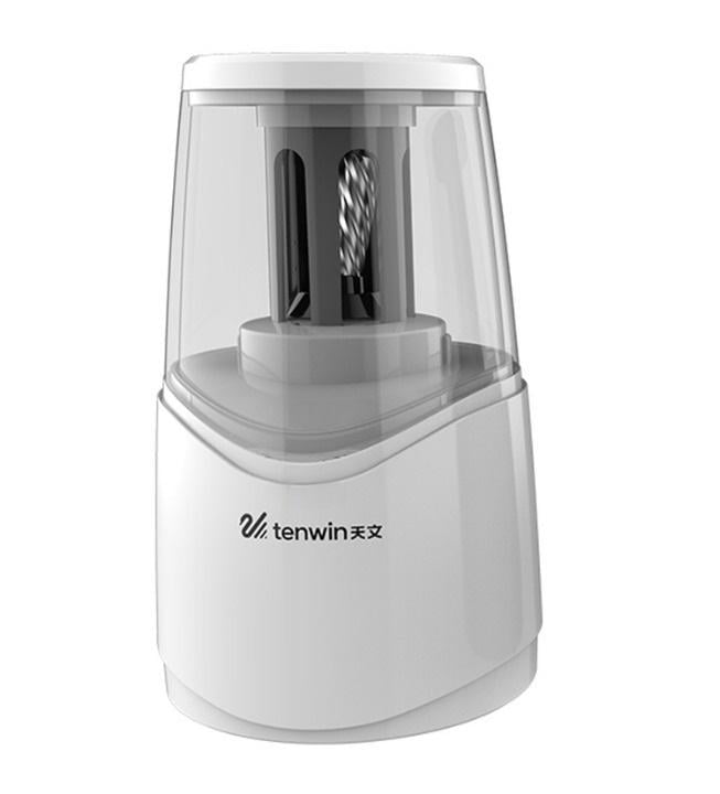 Электроточилка для карандашей TENWIN 8010 аккумуляторная Белый (w-8010) Электроточилка для карандашей TENWIN 8010 аккумуляторная Белый (w-8010)