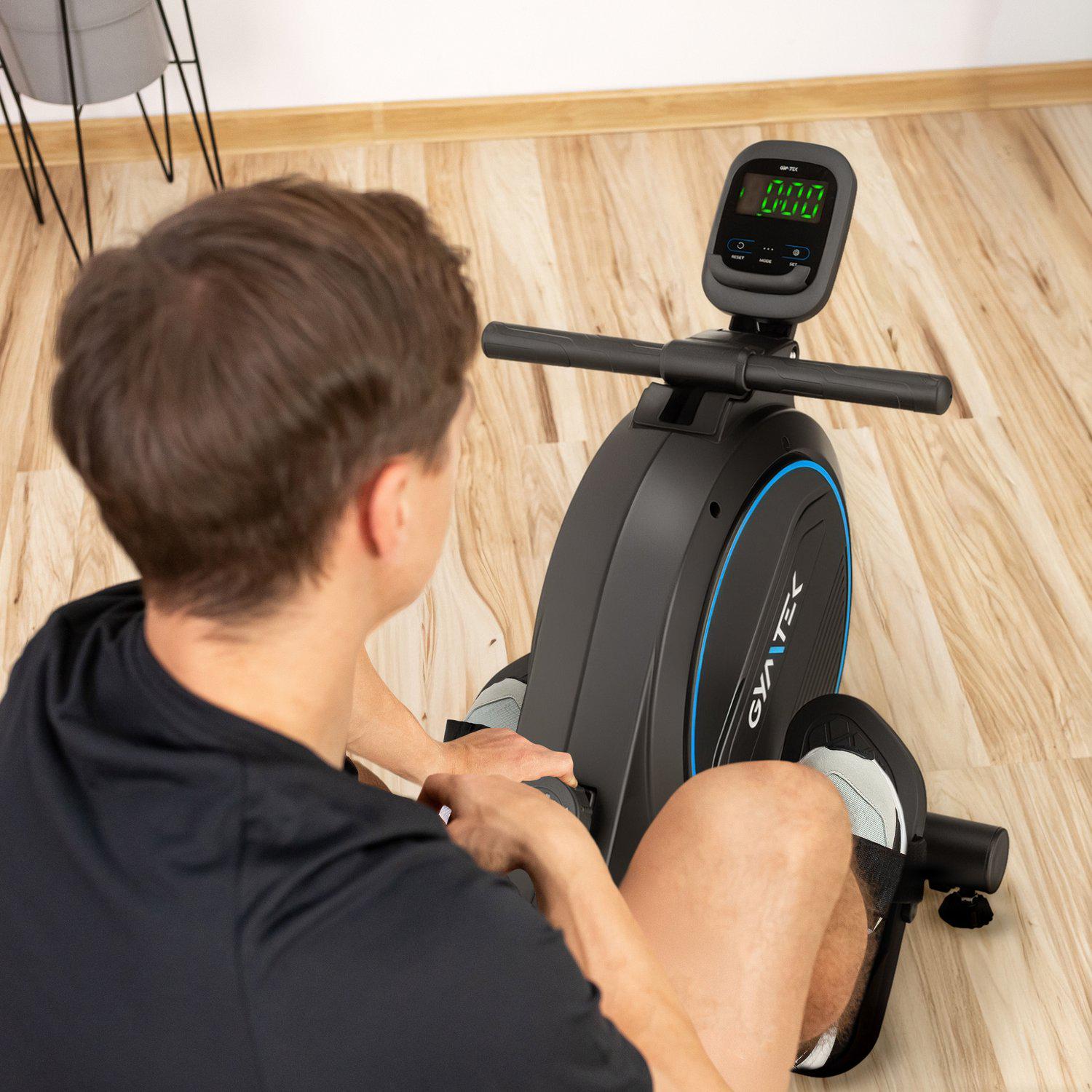 Гребний тренажер Gymtek XR800 магнітний Синій (30477386) - фото 8 Гребний тренажер Gymtek XR800 магнітний Синій (30477386) - фото 8