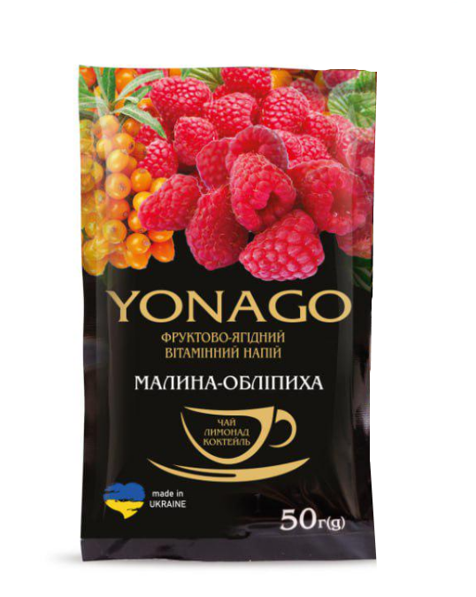 Чай YONAGO Облепиха/малина концентрат напитка 50 г (50606943258)